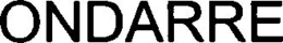 ONDARRE