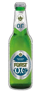 SPEZIALBIER BRAUEREI SEIT 1857- DAS ALKOHOLFREIE BIER AUS SUDTIROL - LA BIRRA ANALCOLICA DELL'ALTO ADIGE - FORST 0,00%