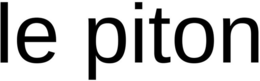 LE PITON
