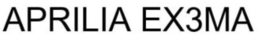 APRILIA EX3MA