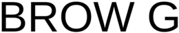 BROW G