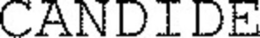 CANDIDE