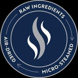 RAW INGREDIENTS MICRO-STEAMED AIR-DRIED