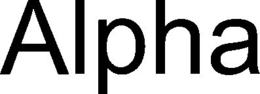 ALPHA