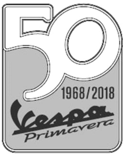 50 VESPA PRIMAVERA 1968/2018