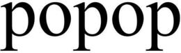 POPOP trademark