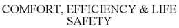 COMFORT, EFFICIENCY & LIFE SAFETY