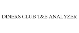 DINERS CLUB T&E ANALYZER