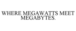 WHERE MEGAWATTS MEET MEGABYTES.