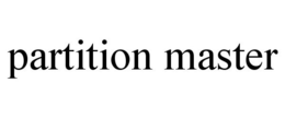 PARTITION MASTER