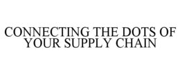 CONNECTING THE DOTS IN YOUR SUPPLY CHAIN