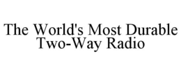 THE WORLD'S MOST DURABLE TWO-WAY RADIO