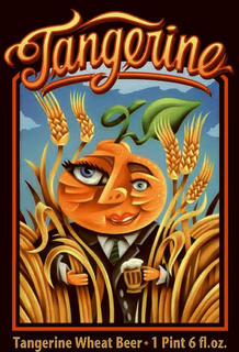 TANGERINE, TANGERINE WHEAT BEER 1 PINT 6 FL.OZ.