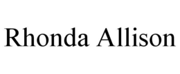 RHONDA ALLISON