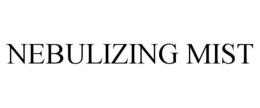 NEBULIZING MIST