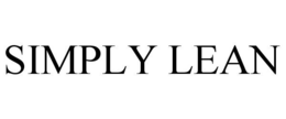 SIMPLY LEAN