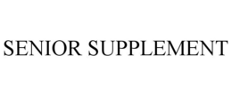 SENIOR SUPPLEMENT