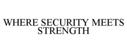WHERE SECURITY MEETS STRENGTH
