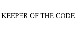 KEEPER OF THE CODE