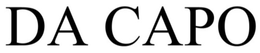DA CAPO