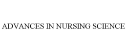 ADVANCES IN NURSING SCIENCE