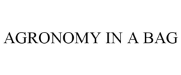 AGRONOMY IN A BAG