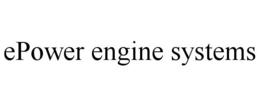 EPOWER ENGINE SYSTEMS