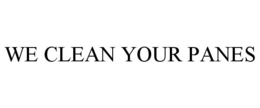 WE CLEAN YOUR PANES