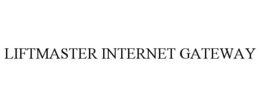 LIFTMASTER INTERNET GATEWAY