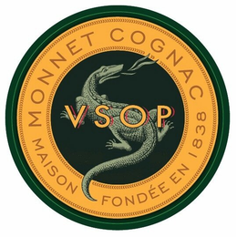 MAISON MONNET COGNAC FONDÉE EN 1838 VSOP