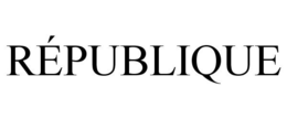 RÉPUBLIQUE