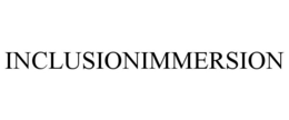 INCLUSIONIMMERSION