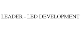 LEADER - LED DEVELOPMENT
