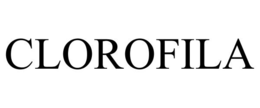 CLOROFILA