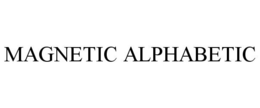 MAGNETIC ALPHABETIC