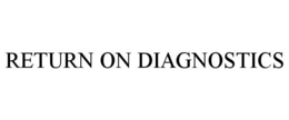 RETURN ON DIAGNOSTICS