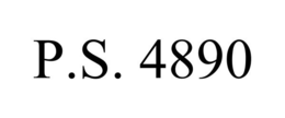 P.S. 4890