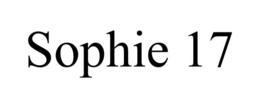 SOPHIE 17