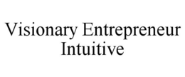 VISIONARY ENTREPRENEUR INTUITIVE