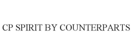 CP SPIRIT BY COUNTERPARTS