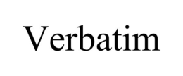 VERBATIM