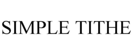 SIMPLE TITHE