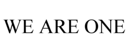 WE ARE ONE
