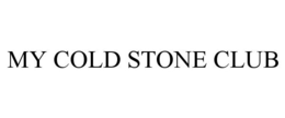 MY COLD STONE CLUB