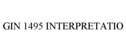 GIN 1495 INTERPRETATIO
