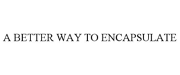 A BETTER WAY TO ENCAPSULATE