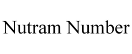 NUTRAM NUMBER