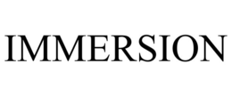 IMMERSION