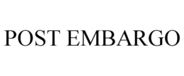 POST EMBARGO