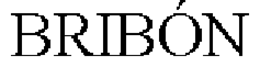 BRIBÓN